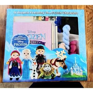 Disney Frozen Crochet Kit -Instructions for 12 Projects - NEW